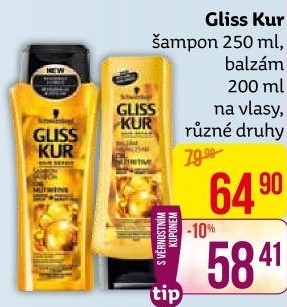 Šampon Gliss Kur Schwarzkopf
