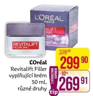 Krém pleťový proti vráskám Revitalift Filler L'