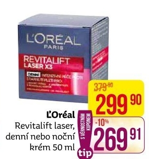 Krém pleťový proti vráskám Laser X3 Renew Revitalift L'