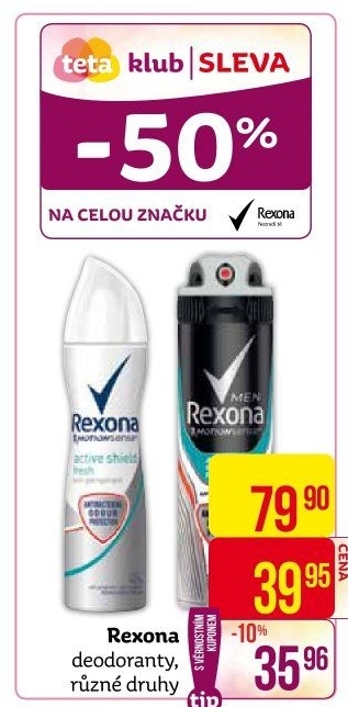 Deodoranty Rexona