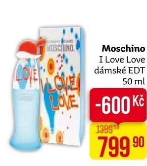 Toaletní voda dámská I love love Moschino