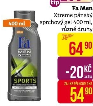 Sprchový gel pánský Xtreme Men Fa