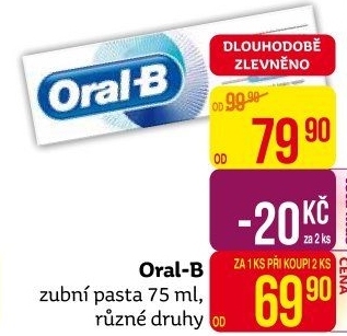 Pasty na zuby Oral-B
