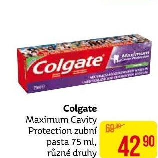 Pasta na zuby Protection Maximum Cavity Colgate