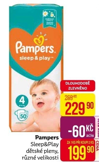 Pleny dětské Pampers Sleep &amp
