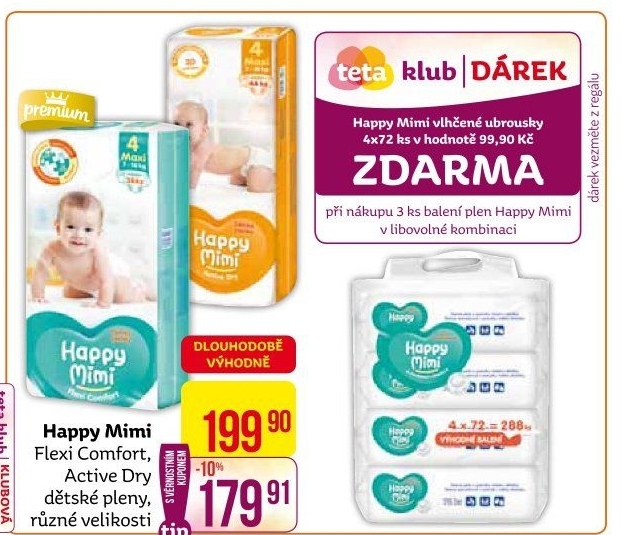 Pleny dětské Happy Mimi Flexi Comfort