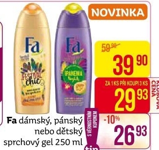 Sprchový gel Fa