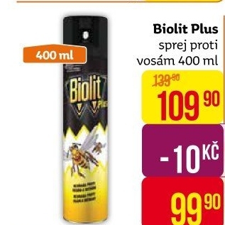 Přpravek proti vosám sprej Plus Biolit