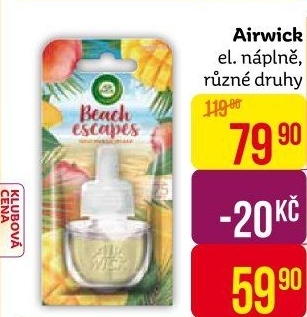 Osvěžovač vzduchu elektrický Air Wick - náplň