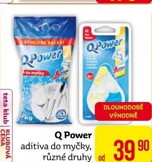 Prostředky do myčky Q-Power