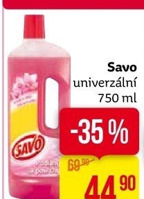 Čistič na povrchy a podlahy Savo