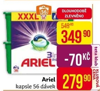 Prací kapsle 3v1 Ariel