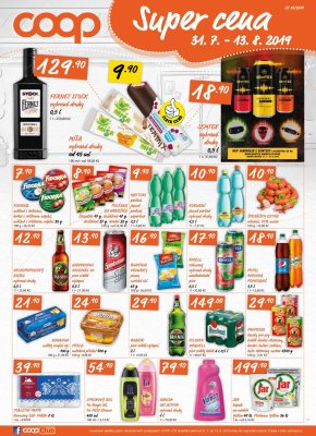 akční leták COOP 7.8.2019-13.8.2019