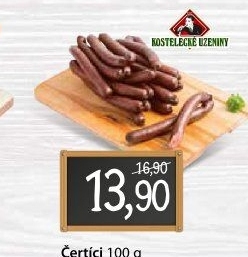 Párky Čertíci Kostelecké uzeniny