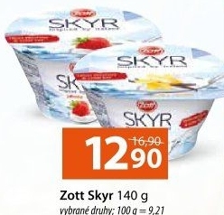 Dezert zakysaný ochucený Skyr Zott