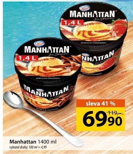 Zmrzlina v kelímku Manhattan Nestlé