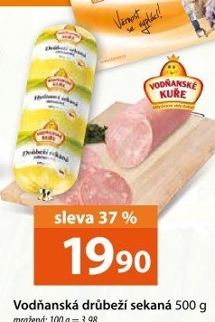 Sekaná drůbeží mražená Vodňanské kuře