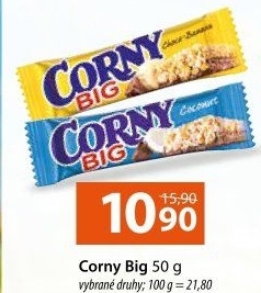 Tyčinka cereální BIG Corny