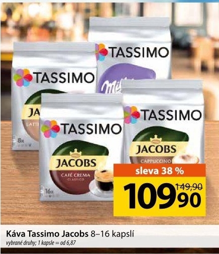 Kapsle Tassimo Jacobs