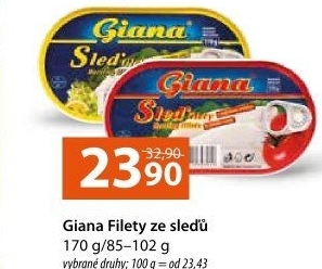 Sleď filety Giana
