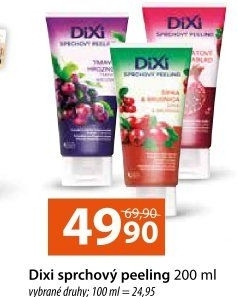 Sprchový peeling Dixi