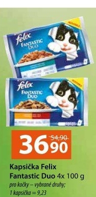 Kapsičky pro kočky Fantastic Duo Felix Purina