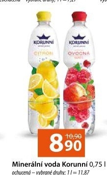 Voda ochucená Korunní