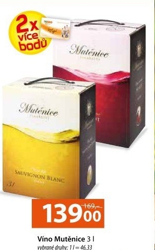Vína Mutěnice - bag in box