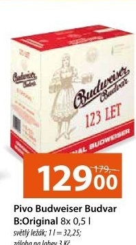 Pivo světlý ležák B: Original Budweiser Budvar