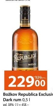 Rum Republica Exclusive Božkov
