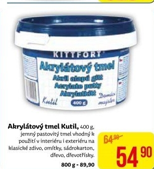 Akrylový tmel Kutil Kittfort