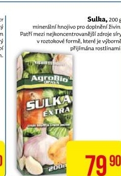 Hnojivo Sulka AgroBio