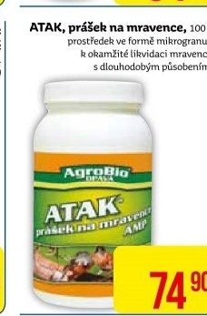 Přípravek proti mravencům prášek Atak AgroBio