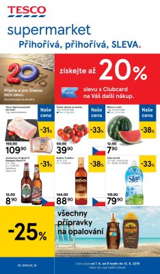 akční leták Tesco 7.8.2019-13.8.2019