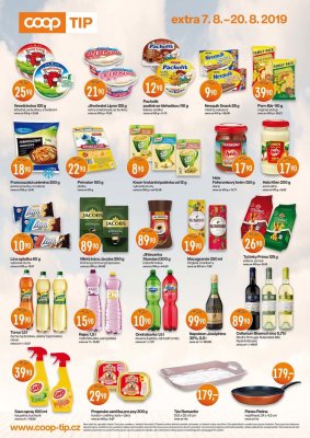 akční leták COOP 7.8.2019-20.8.2019