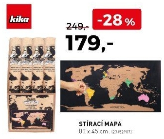 Stírací mapa