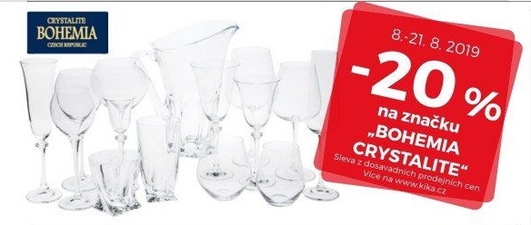 -20% na značku Bohemia Crystalite
