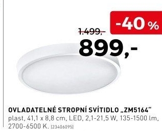 Ovladatelné stropní svítidlo ZM5164