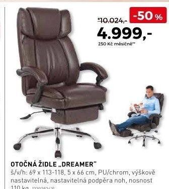 Otočná židle Dreamer
