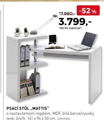 Psací stůl Mattis