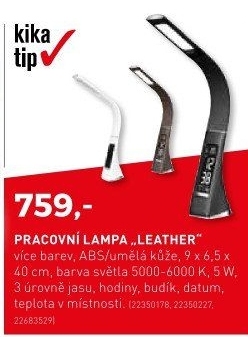 Pracovní lampa Leather