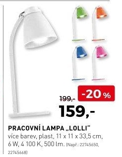 Pracovní lampa Lolli