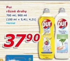 Prostředek na nádobí Pur