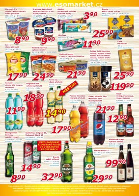 akční leták ESO MARKET 14.8.2019-25.8.2019