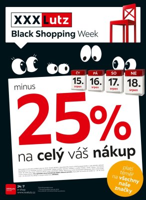 akční leták XXXLutz 12.8.2019-25.8.2019