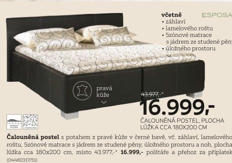 ČALOUNĚNÁ POSTEL