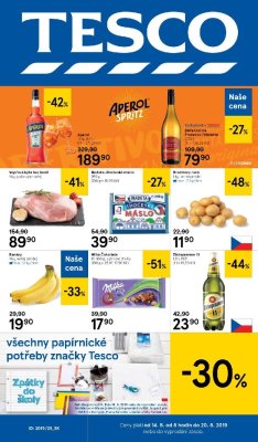 akční leták Tesco 14.8.2019-20.8.2019