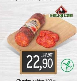 Salám Chorizo Premium Kostelecké uzeniny