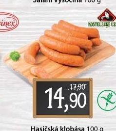 Hasičská klobása Kostelecké uzeniny