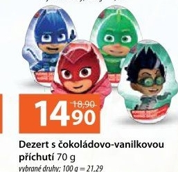 Dezert pro děti s překvapením Mlékárna Valašské Meziříčí